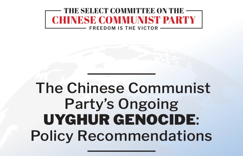 US Congress Releases Reports on Uyghur Genocide and Preventing War Over Taiwan