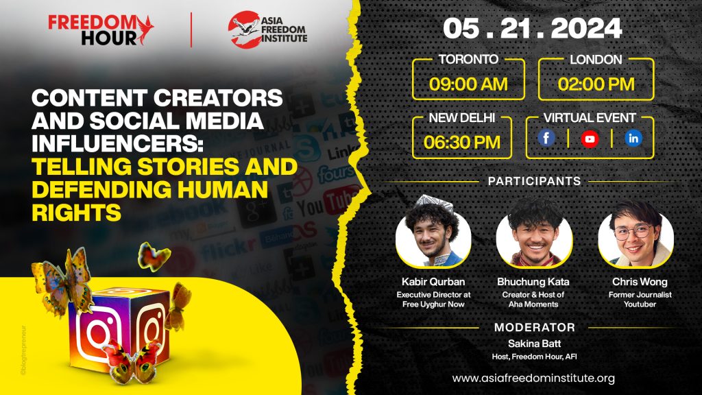 Content Creators and Social Media Influencers: Telling Stories and Defending Human Rights